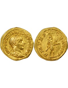 Rome Empire Gordien III Empereur debout 1 aureus Or 243-244 R Rome