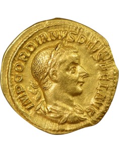 Rome Empire Gordien III Empereur debout 1 aureus Or 243-244 R Rome 2
