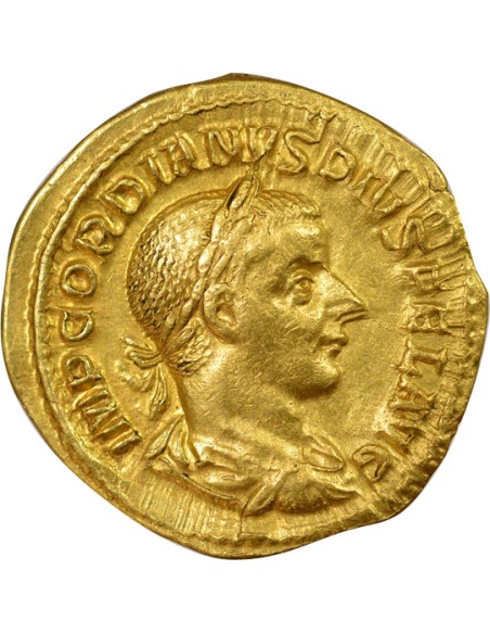 Rome Empire Gordien III Empereur debout 1 aureus Or 243-244 R Rome