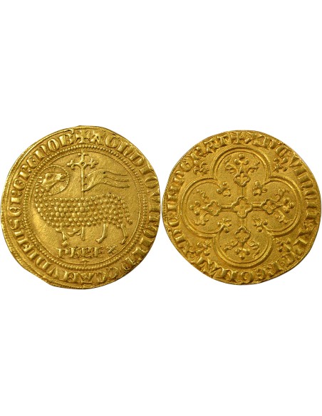 Philippe V 1 agnel d'or Or 1316-1322