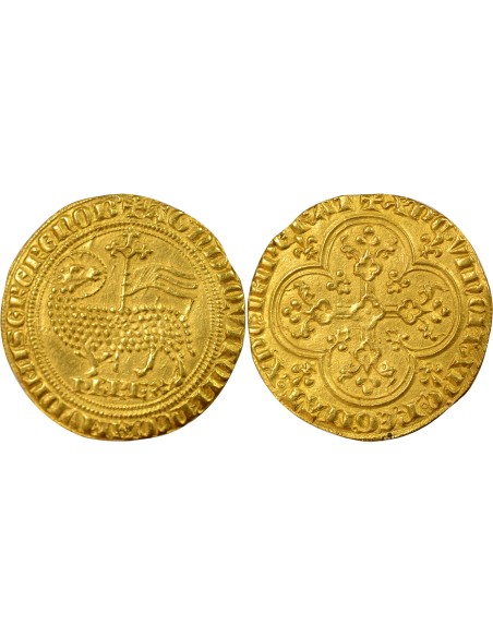 Philippe IV 1 agnel d'or Or 1311-1315