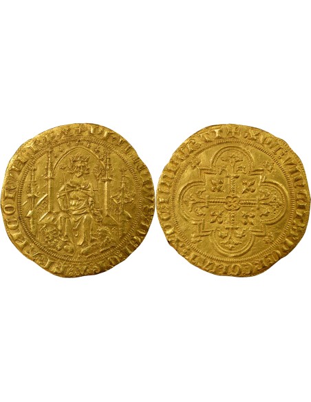 Philippe VI de Valois 1 écu Or 1329-1337