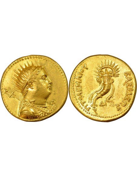 Grèce (Egypte) Ptolémée III Posthume 1 octodrachme Or 219-217 Av JC Alexandrie