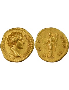 Rome Empire Marc Aurèle Hilaritas 1 aureus Or 140-144 R Rome