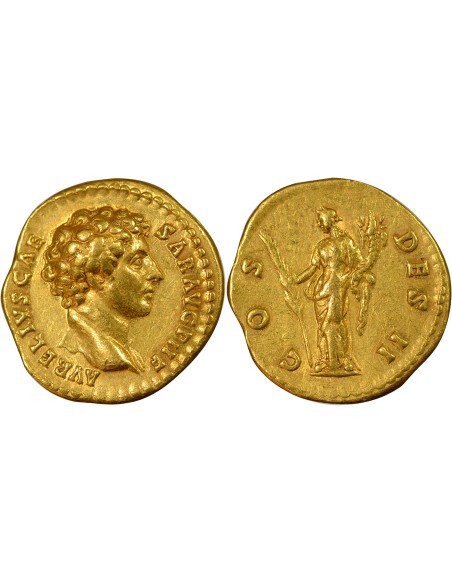Rome Empire Marc Aurèle Hilaritas 1 aureus Or 140-144 R Rome