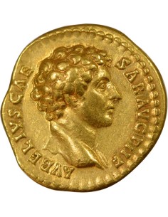 Rome Empire Marc Aurèle Hilaritas 1 aureus Or 140-144 R Rome 2
