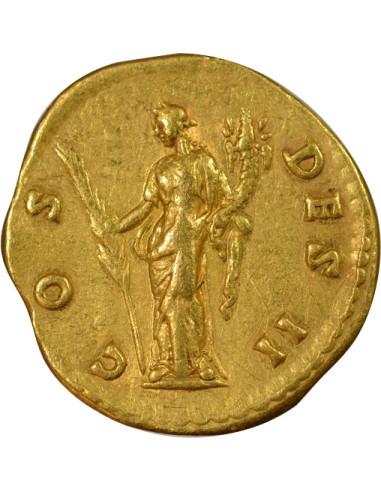 Rome Empire Marc Aurèle Hilaritas 1 aureus Or 140-144 R Rome