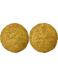 Philippe VI de Valois 1e Emission 1 ange d'or Or 1341-1342