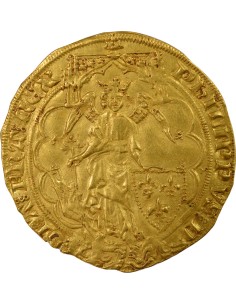 Philippe VI de Valois 1e Emission 1 ange d'or Or 1341-1342 2