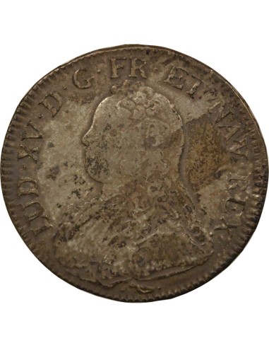 Louis XV Au Buste Habillé 1 écu Argent 1734 L Bayonne