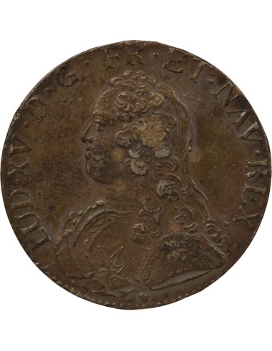 Louis XV Au Buste Habillé 1 écu Argent 1729 & Aix-en-Provence