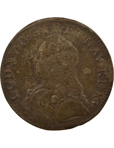 Louis XV Au Buste Habillé 1 écu Argent 1731 S Reims