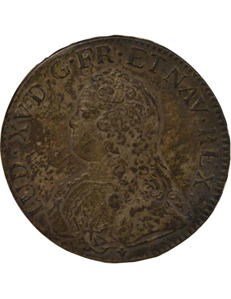 Louis XV Au Buste Habillé 1 écu Argent 1726 K Bordeaux