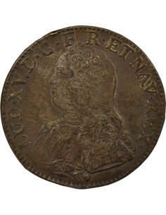Louis XV Au Buste Habillé 1 écu Argent 1735 E Tours 2
