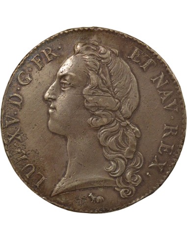 Louis XV Au Bandeau 1 écu Argent 1740 A - Paris