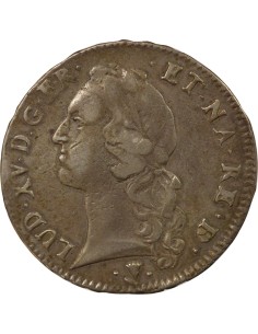 Louis XV Au Bandeau 1 écu Argent 1753 Pau 2