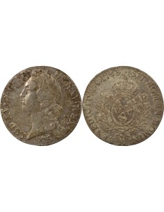 Louis XV Au Bandeau 1 écu Argent 1763 R Orléans