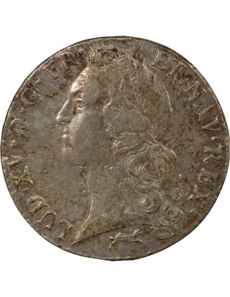 Louis XV Au Bandeau 1 écu Argent 1763 R Orléans