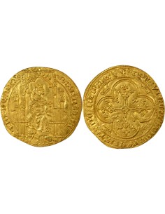 Philippe VI de Valois 1 lion d'or Or 1338-1339