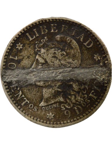 Argentine 10 centavos Argent 1883