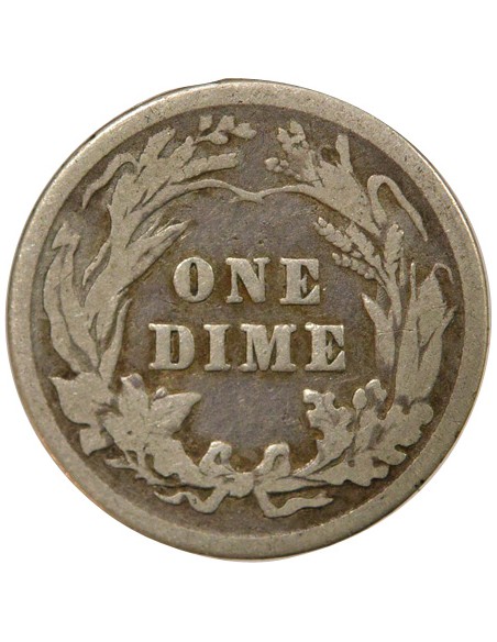 USA Barber 1 dime Argent 1901 Philadelphie
