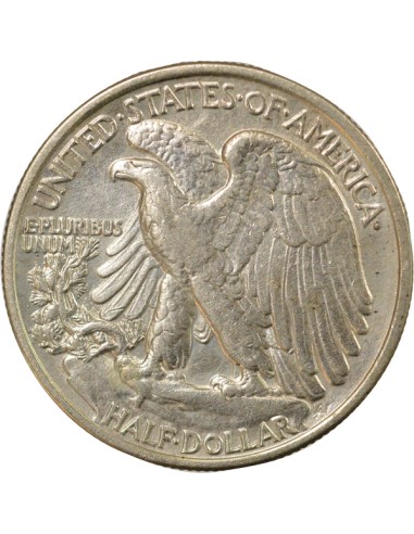 USA Liberty Walking 1/2 dollars Argent 1943 Philadelphie