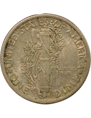 USA Mercury 1 dime Argent 1919 Philadelphie