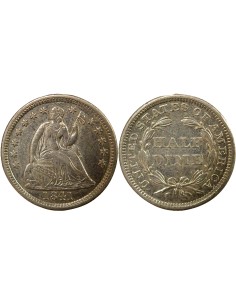 USA Seated Liberty 1 dime Argent 1841 Philadelphie