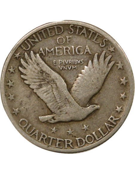 USA Standing Liberty 1/4 dollars Argent 1915 Philadelphie