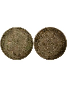 IIIe République 50 centimes Argent 1894 A - Paris