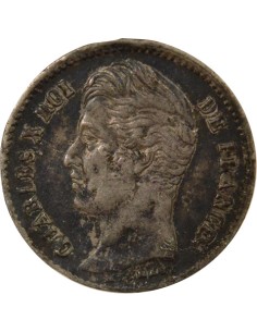 Charles X 1/4 franc Argent 1827 A - Paris 2
