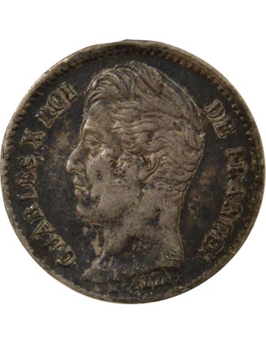 Charles X 1/4 franc Argent 1827 A - Paris