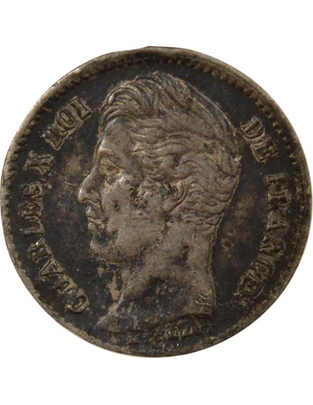 Charles X 1/4 franc Argent 1827 A - Paris