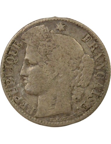 IIIe République 50 centimes Argent 1871 A - Paris