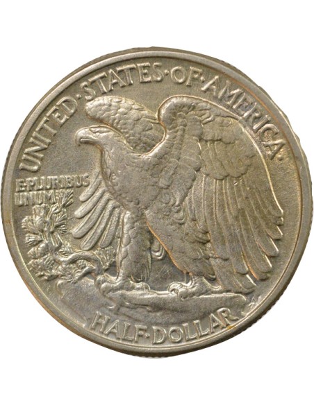 USA Liberty Walking 1/2 dollars Argent 1942 Philadelphie
