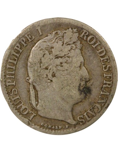 Louis-Philippe Ier 1/2 franc Argent 1841 B Rouen