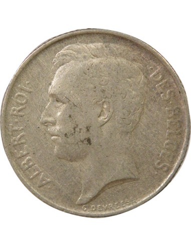 Roi Belge En Français 50 centimes Argent 1914 B. Bruxelles