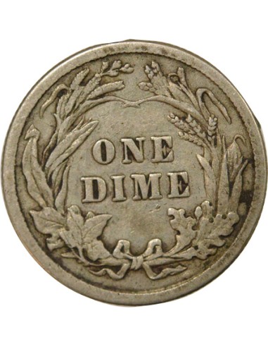 USA Barber 1 dime Argent 1914 Philadelphie