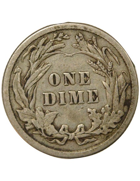USA Barber 1 dime Argent 1914 Philadelphie