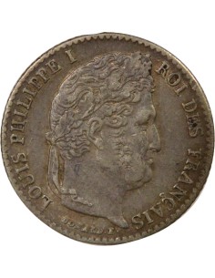 Louis-Philippe Ier 1/4 franc Argent 1842 A - Paris 2