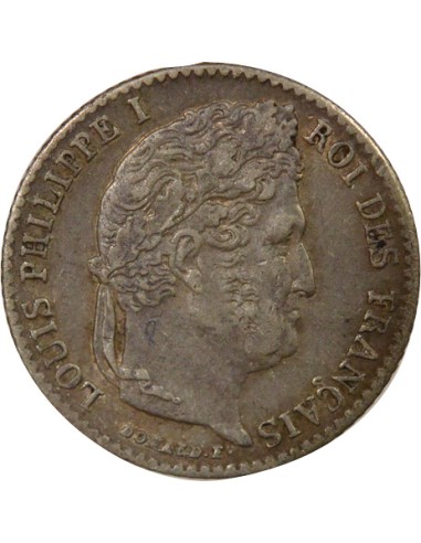 Louis-Philippe Ier 1/4 franc Argent 1842 A - Paris