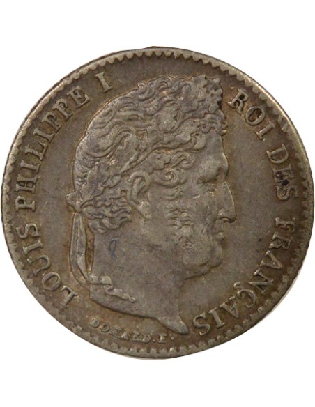 Louis-Philippe Ier 1/4 franc Argent 1842 A - Paris