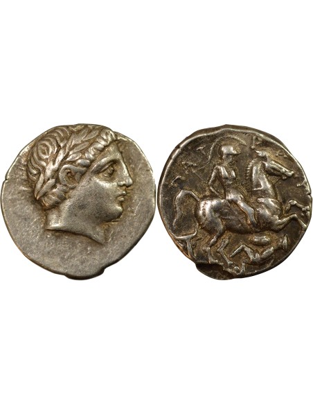 Royaume de Péonie Patraos 1 tetradrachme Argent 335-315 Av JC
