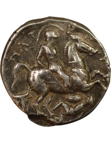 Royaume de Péonie Patraos 1 tetradrachme Argent 335-315 Av JC