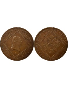 Autriche François I d'Autriche 30 kreuzer Cuivre 1807 A Vienne