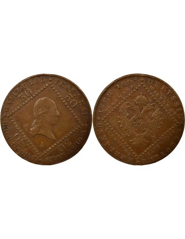 Autriche François I d'Autriche 30 kreuzer Cuivre 1807 A Vienne