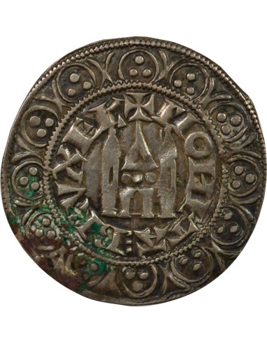 Belgique Jean I de Brabant au Châtel Brabançon 1 gros Argent 1282-1294 B. Bruxelles