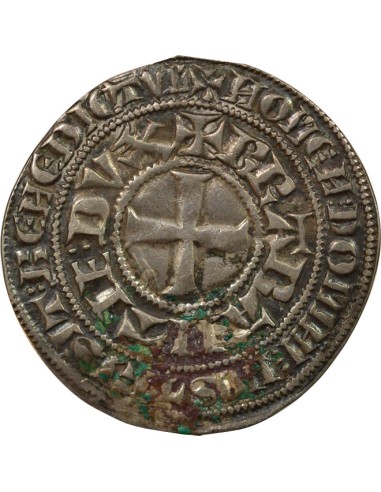 Belgique Jean I de Brabant au Châtel Brabançon 1 gros Argent 1282-1294 B. Bruxelles