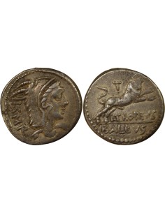 République Romaine Lucius Thorius Balbus 1 denier Argent 105 Av JC R Rome