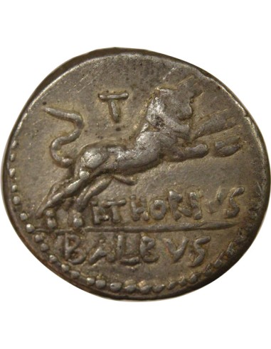 République Romaine Lucius Thorius Balbus 1 denier Argent 105 Av JC R Rome